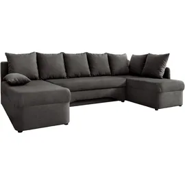 Jockenhöfer Gruppe Wohnlandschaft »Arktis U-Form, B: 260 cm« mit Bettfunktion & Bettkasten, Unser Dauertiefpreis, grau