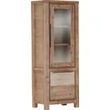 GUTMANN FACTORY Vitrine Tulsa 66 x 47 x 180 cm Beige