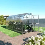 baumera Klasika Slim Gewächshaus verzinkt Transparent HKP 6 mm 8 m2