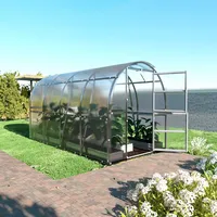 baumera Klasika Slim Gewächshaus verzinkt Transparent HKP 6 mm 8 m2