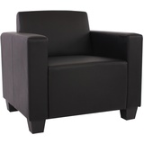 MCW Modular Sessel Loungesessel Moncalieri, Kunstleder ~ schwarz