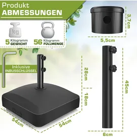 tillvex Schirmständer PAVERA Granit Schwarz