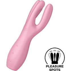 Satisfyer Threesome 3, 14 cm, pink