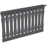 SKANHOLZ Brüstungsgeländer 150 cm Länge 96 cm Höhe grau