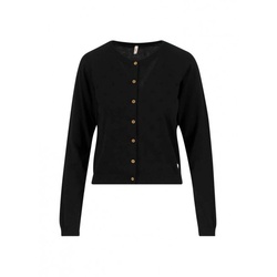 Blutsgeschwister Cardigan Knot Hop - funny bugs black knit S