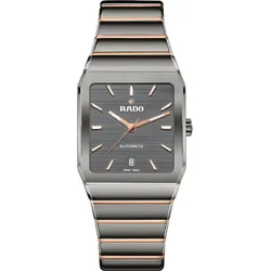 Rado Anatom Automatic 32.5 mm R10203102 - grau,horizontales Linienmuster mit unregelmässigen Abständen,schwarz - 32.5 mm
