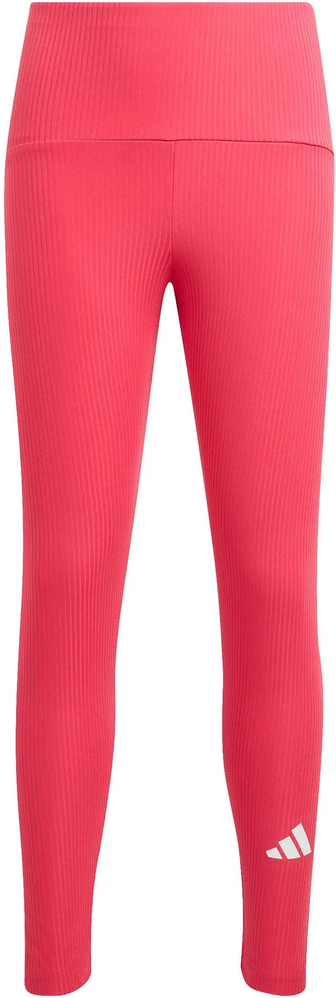 adidas Leggings Mädchen in power pink-white, Größe 140 - rot