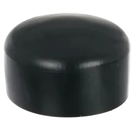 GAH Alberts Pfostenkappe rund Kunststoff Schwarz 60 mm