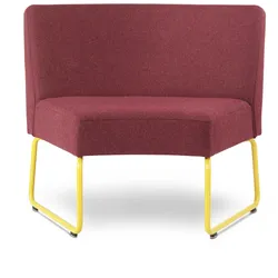 Dauphin Reefs Flex RF 5615 Loungehocker Eckelement 45° mit Rückenlehne frei konfigurierbar