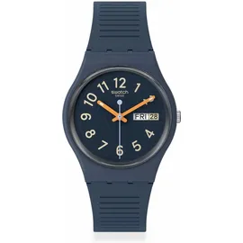 Swatch Unisexuhr SO28I700 - blau