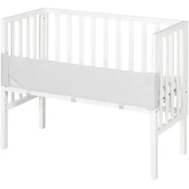 roba Beistellbett 2in1 Weiß 45 x 90 cm