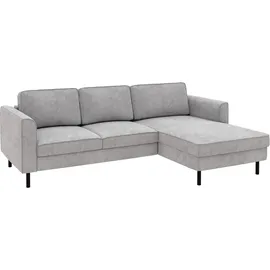 Home Affaire Eckcouch Cord 2-Sitzer Grau