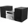 Grundig CMS 4200 BT DAB+ Kompaktanlagen (Silber (Bedienteil), Schwarz (Lautsprecher))