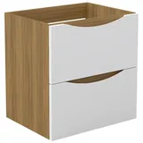 duschspa Waschtisch Unterschrank Waschtischunterschrank Waschbeckenunterschrank Badschrank, 50-120cm Hängeschrank, Matt / Hochglanz 50 cm x 52 cm x 38.8 cm