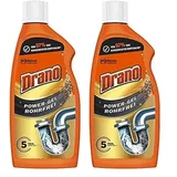 Drano Power Gel Rohrfrei Abflussreiniger, Rohrreiniger, für Küche und Bad, entfernt Verstopfungen, 2er Pack (1 x 500 ml)