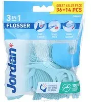 Jordan Flosser 3-en-1 Fil Dentaire 36 pc(s)