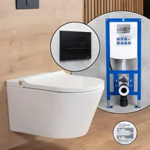 Evineo ineo4 & ineo5 soft Komplett-SET Dusch-WC mit WC-Sitz Weiß