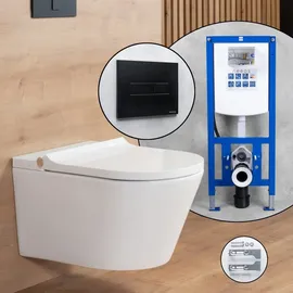 Evineo ineo4 & ineo5 soft Komplett-SET Dusch-WC mit WC-Sitz Weiß