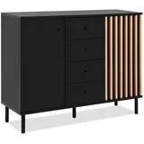 Finori Kommode TUMBA / schwarz