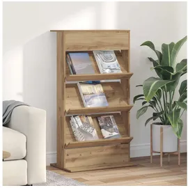 vidaXL Magazinregal Artisan-Eiche 70 x 41 x 126 cm Holzwerkstoff