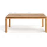 danzz Klassischer Verge-Tisch 80 x 80 x 200 cm braun