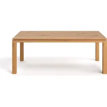 danzz Klassischer Verge-Tisch 80 x 80 x 200 cm braun