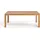 danzz Klassischer Verge-Tisch 80 x 80 x 200 cm braun