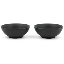 Hanseküche Pastateller 2er Set - Spaghetti Teller für 2 Personen, Steingut Geschirrset für Nudeln, Bowl, spülmaschinenfest, handgefertigte Pastaschale, Pasta-Schüssel, Nudelteller (2, Rund)