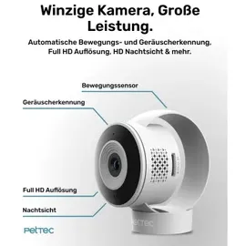 Pettec Pet Cam Lite Weiß