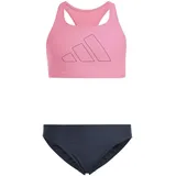 Adidas Big Bars Bikini Mädchen IQ3968 - lucid pink/legend ink 164