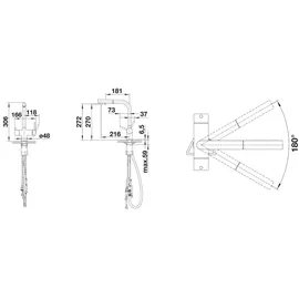 Blanco Fontas-S II steel 525199