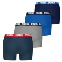 Puma Boxershorts »PUMA MEN EVERYDAY BOXER 4P ECOM«, (Packung, 4er Pack), mit breitem Logo-Webbund, blau
