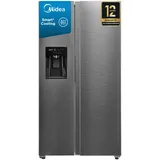 Midea MDRS761MYC46 Side-by-Side (573 l, 1793 mm hoch, Edelstahl)