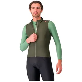 Castelli Espresso herren Bikeweste-Oliv-Dunkelgrün-M