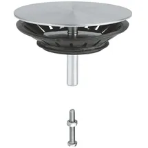 Grohe Stopfen für Küchenspüle edelstahl