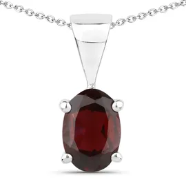 vira jewels Ohrstecker Vira Jewels Silber 925 rhodiniert rot 3,15