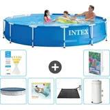 Frame Pool Rund - 366x76 Cm - 7-teilig  S70