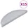 vidaXL 15 Stk. Treppenmatten Hellgrau 56 x 17 x 3 cm
