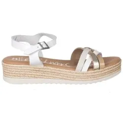Oh My Sandals  Sandalen SCHUHE  5690  in Weiss, 38