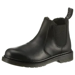 Winterboots DR. MARTENS "2976", Kinder, Gr. 32, schwarz, Leder, Elastischer Einsatz, casual, Schuhe, mit zusätzlichem Innen-Reißverschluss