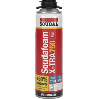 SOUDAL Soudafoam X-tra 750 B2 Pistolenschaum grau 500 ml