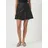Y.A.S Lederrock Damen Schwarz 38