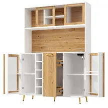 modfu Buffetschrank 120 x 40 x 170 cm Weiß