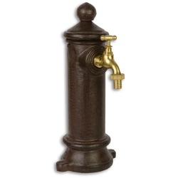 Moritz Dekofigur Garten Wassersäule Wasserhahn 30cm Deko Garten (Garten Wasserhahn), Wasserzapfstelle Wasserzapfsäule Wassersäule Gartenbewässerung Brunnen Wasserhahn Bewässerung