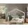 Vipack Hausbett Dallas 90 x 200 cm Kiefer massiv weiß
