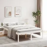 Prolenta Premium Seniorenbett Weiß 140x190 Cm Massivholz Kiefer