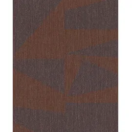 Schöner Wohnen Vliestapete Grafisch Braun-Blau-Rot FSC®