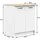 Akord Unterschrank AKORD OLIWIA 80 x 85 x 46 cm Weiß
