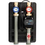 thermova Zweiwege Pumpengruppe mit Hydra Gpo 25-6-130 ohne Mischventil Kugelhahn Dn 25