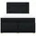 vidaXL Boxspringbett 140 x 200 cm Schwarz